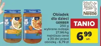 Carrefour Obiadek dla dzieci GERBER 250 g oferta