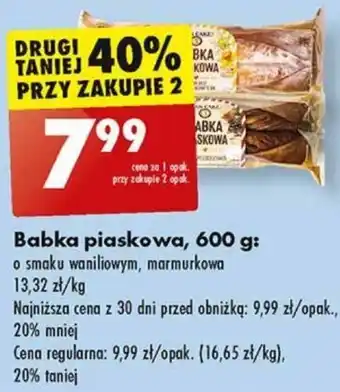 Babka piaskowa, 600 g