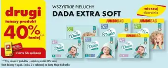Biedronka WSZYSTKIE PIELUCHY DADA EXTRA SOFT oferta