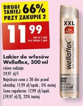 Biedronka Lakier do włosów Wellaflex, 300 ml oferta