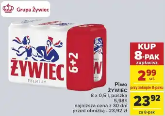 Carrefour Piwo ŻYWIEC 8 x 0,5l oferta