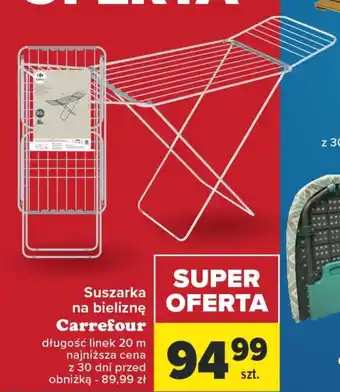 Carrefour Suszarka na bieliznę Carrefour oferta