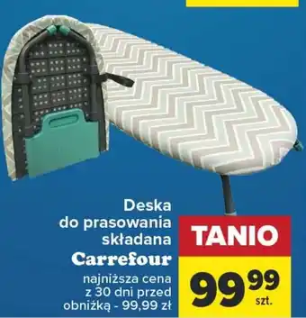 Carrefour Deska do prasowania składana Carrefour oferta