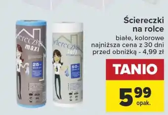 Carrefour Ściereczki na rolce oferta