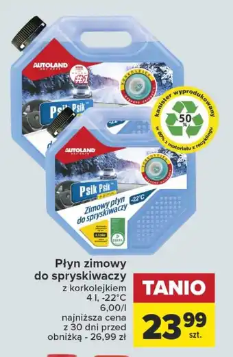 Carrefour Płyn zimowy do spryskiwaczy z korkolejkiem 4l oferta