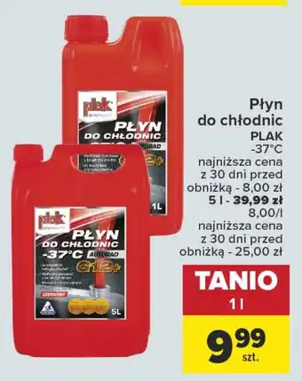 Carrefour Płyn do chłodnic PLAK 1l oferta