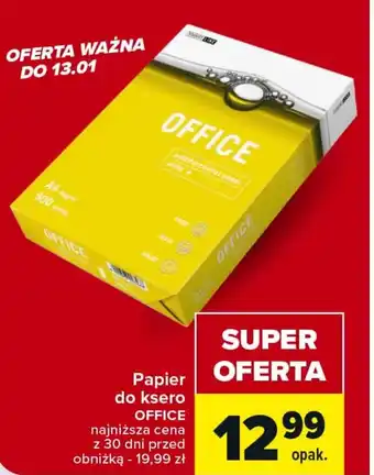 Carrefour Papier do ksero OFFICE oferta