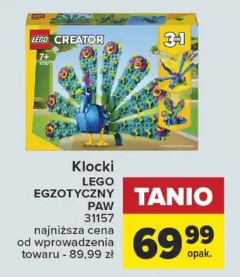 Carrefour Klocki LEGO EGZOTYCZNY PAW oferta