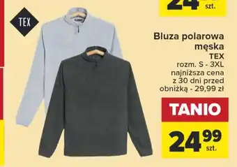 Carrefour Bluza polarowa męska TEX oferta