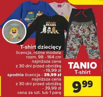 Carrefour T-shirt dziecięcy oferta