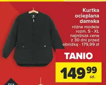 Kurtka ocieplana damska