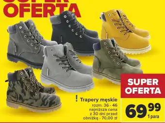 Carrefour Trapery męskie oferta