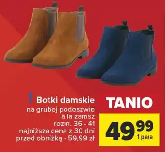 Carrefour Botki damskie oferta