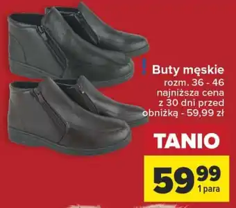 Carrefour Buty męskie oferta