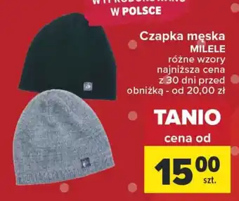Carrefour Czapka męska MILELE oferta