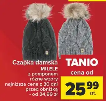 Carrefour Czapka damska MILELE oferta