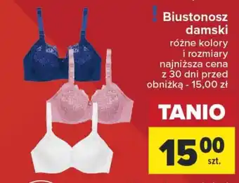 Carrefour Biustonosz damski oferta