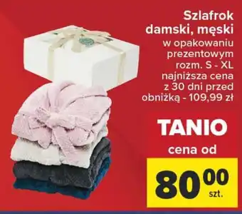 Carrefour Szlafrok damski męski oferta
