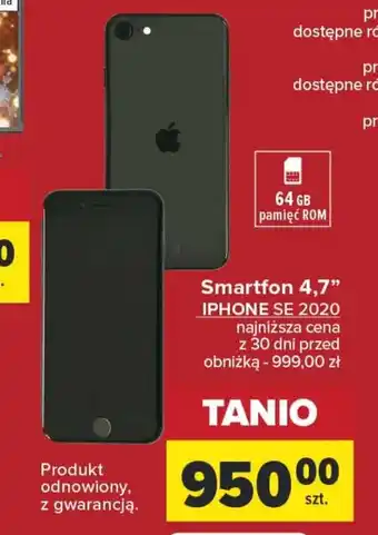 Smartfon 4,7" IPHONE SE 2020
