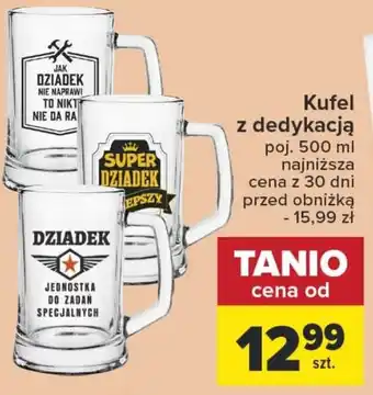 Carrefour Kufel z dedykacją poj. 500ml oferta