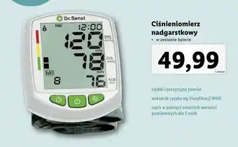 Lidl Ciśnieniomierz nadgarstkowy oferta