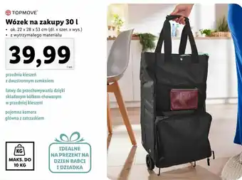 TOPMOVE Wózek na zakupy 30 l
