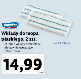 AquaPur Wkłady do mopa płaskiego 2 szt.