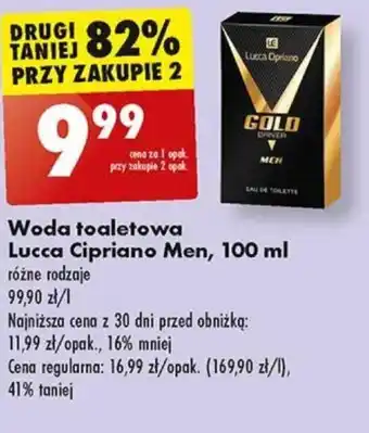 Biedronka Woda toaletowa Lucca Cipriano Men, 100 ml oferta