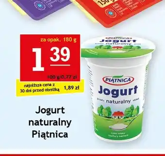 Gram Market Jogurt naturalny Piątnica 180 g oferta