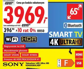 Media Expert Telewizor sony oferta