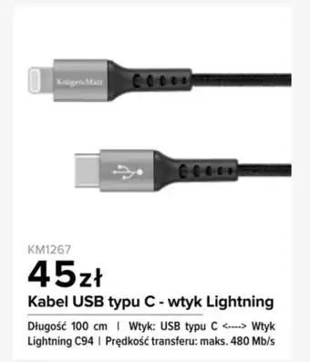 Rebel Electro Kabel usb krüger&matz oferta