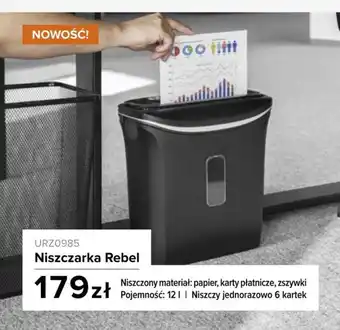 Rebel Electro Niszczarka rebel oferta
