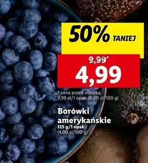 Lidl Borówki amerykańskie oferta