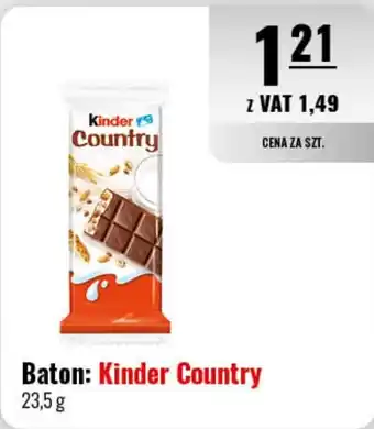 Eurocash Baton: Kinder Country 23,5 g oferta