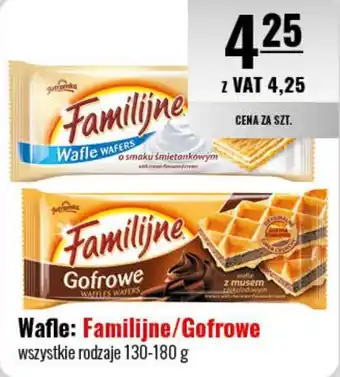 Eurocash Wafle: Familijne/Gofrowe 130-180 g oferta