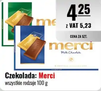 Eurocash Czekolada: Merci 100 g oferta