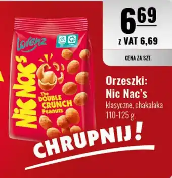 Eurocash Orzeszki: Nic Nac's 110-125 g oferta