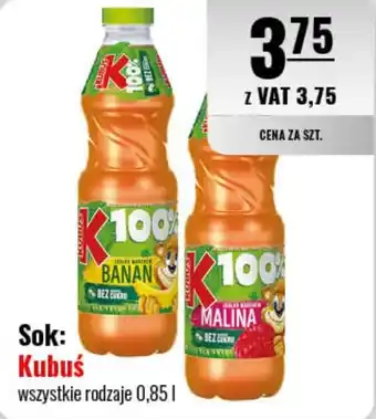 Eurocash Sok: Kubuś 0,85 l oferta