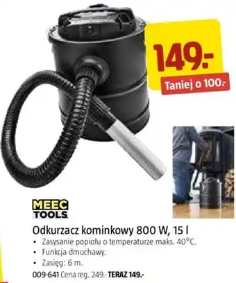 MEEC TOOLS Odkurzacz kominkowy 800 W, 15 I