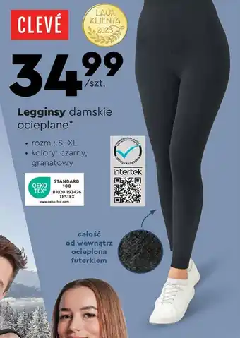 Biedronka Legginsy damskie cleve oferta
