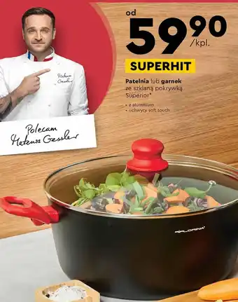 Biedronka Garnek z pokrywką florina oferta