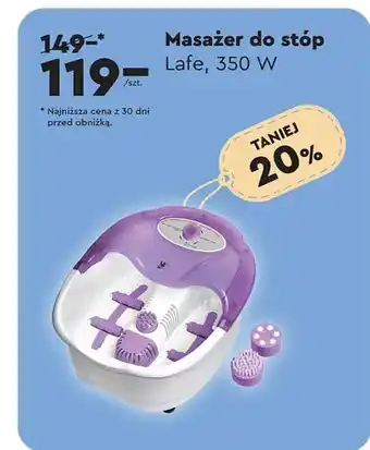 Biedronka Masażer do stóp lafe oferta