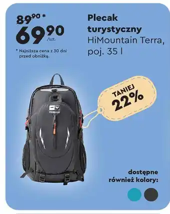 Biedronka Plecak turystyczny himountain oferta