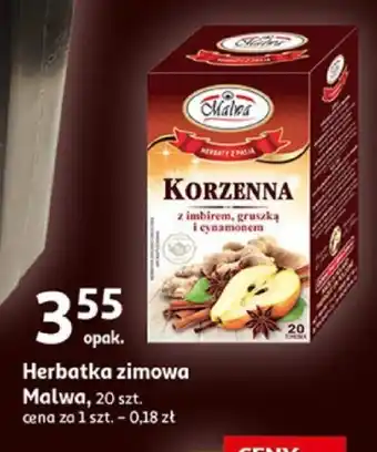 Auchan Herbatka zimowa Malwa, 20 szt. oferta