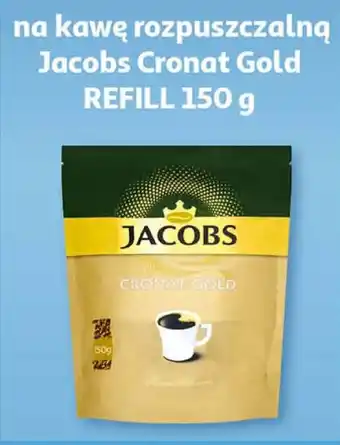 Auchan kawa rozpuszczalna Jacobs Cronat Gold REFILL 150 g oferta