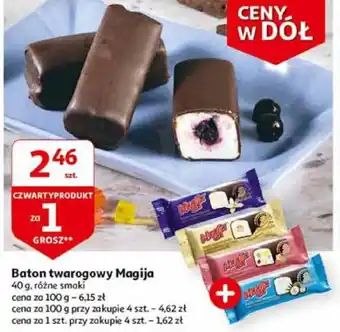 Auchan Baton twarogowy Magija 40g oferta
