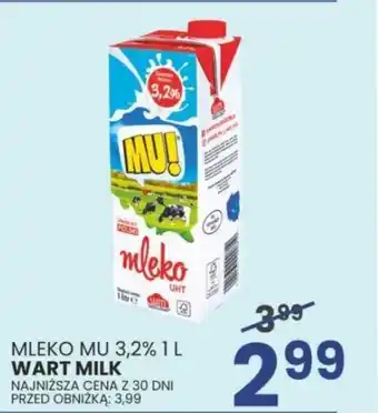 Wafelek MLEKO MU 3,2% 1L oferta