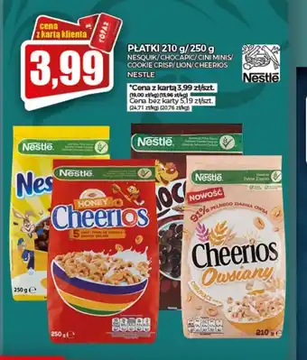 Topaz Płatki śniadaniowe Nestle 210-250g oferta