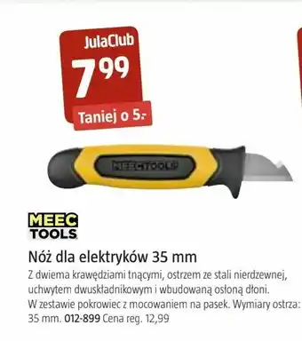 Jula Nóż dla elektryków 35 mm oferta