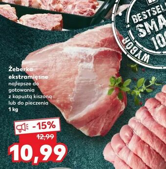 Kaufland Żeberka ekstramięsne oferta